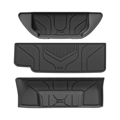 3W Custom All Weather Car Mats for Tesla Model X 6 Seat 2022-2024 LHD