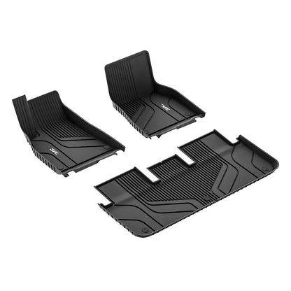 3W Custom All Weather Car Mats for Tesla Model S 2022-2024 LHD