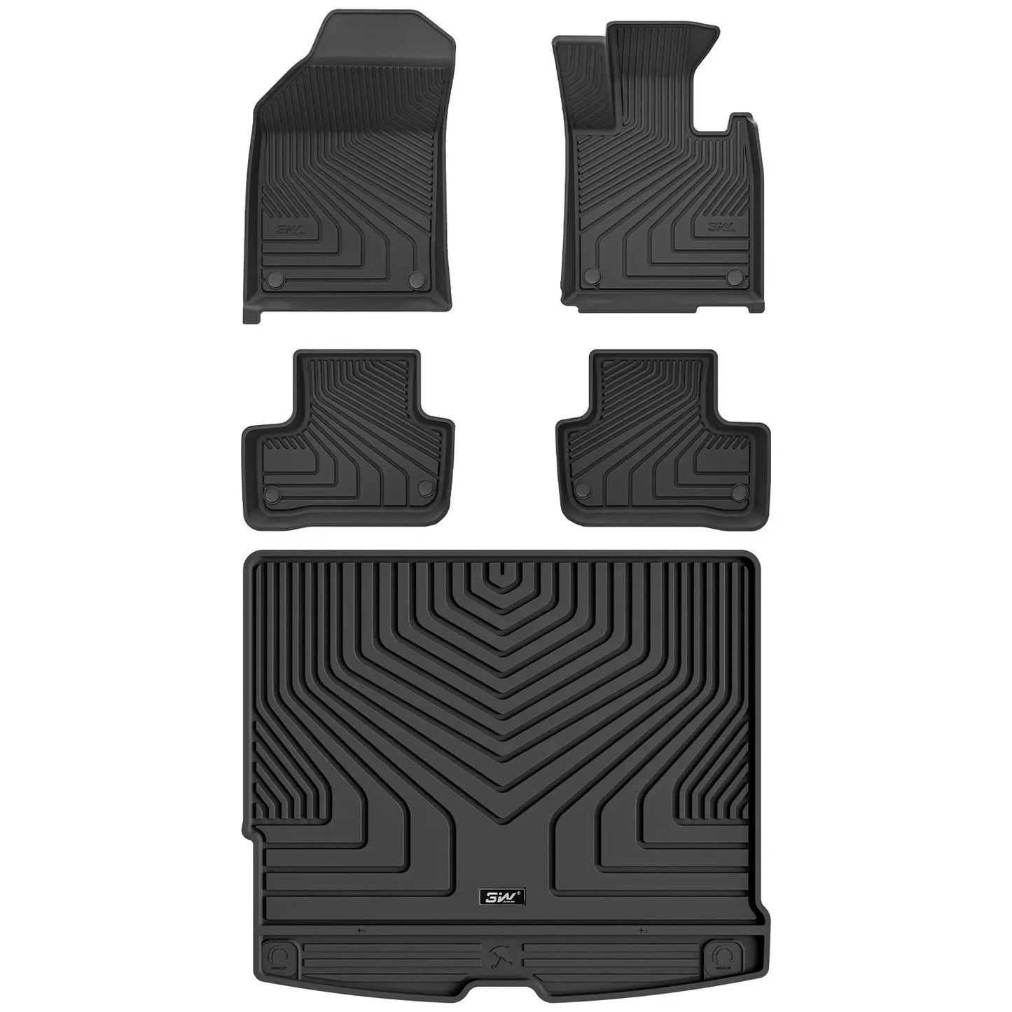 3W Custom All Weather Car Mats for Volvo XC60 2019-2026 RHD
