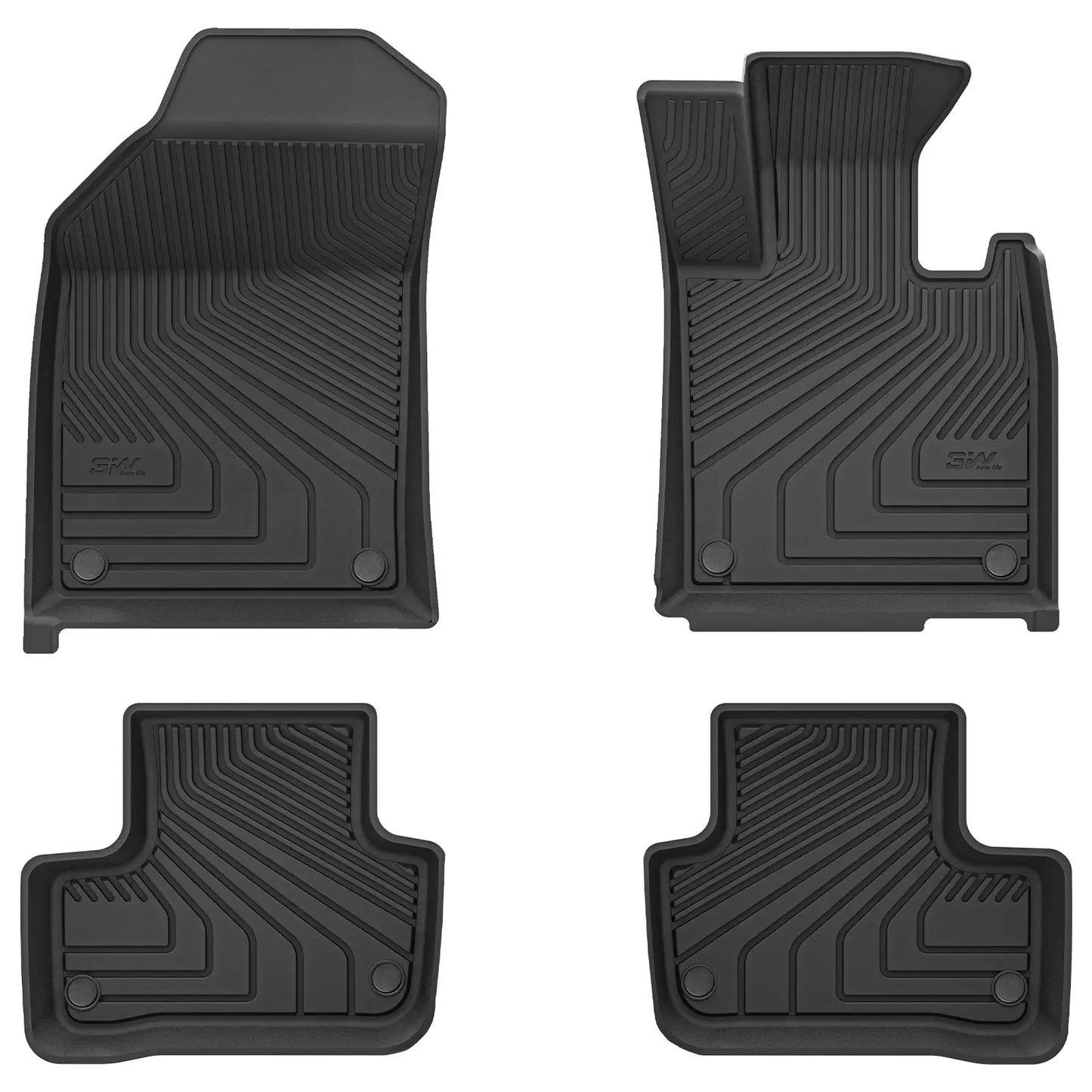 3W Custom All Weather Car Mats for Volvo XC60 2019-2026 RHD
